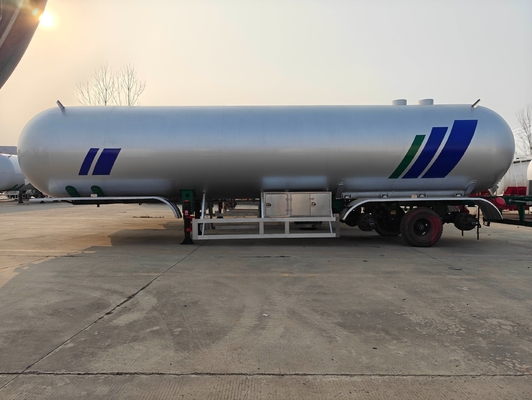 3άξονα 13ton Gas Fuel Oil Semi-Terrailer για την Τανζανία Χρησιμοποιούμενο δεξαμενόπλοιο δεξαμενόπλοιου