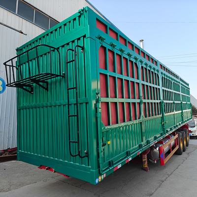 2&quot; ή 3&quot; Kingpin Fence Stake Bulk Cargo Semi Trailer Dumping Truck με ελαστικά διπλού νομίσματος