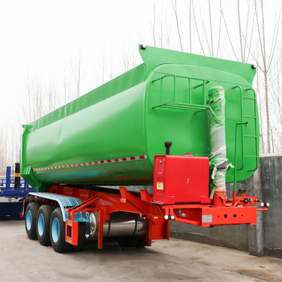 40-80 τόνων U σχήμα Dump Tipper Semi Truck ρυμουλκούμενο για την μεταφορά άνθρακα Sand Rock μέσα σε ένα