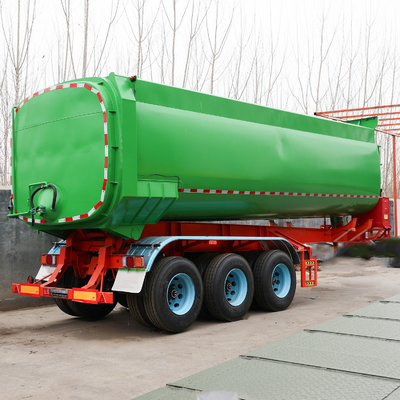 Jost 2&quot; Kingpin Tri Axle 40cbm Tipper/Dump Truck Semi Trailer για Αφρικανούς πελάτες