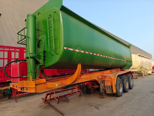 351-450hp 3 άξονας U τύπου ελαχιστοκίνητο οχήμα για μεταφορά κατασκευαστικών αποβλήτων/άμμου