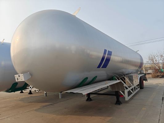 3 άξονες 60cbm LPG Tank Trailer για μεταφορά προπάνου
