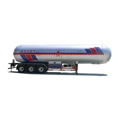 13000x2500x3600mm Προμήθεια 57cbm 57m3 57000L 3-Axles LPG Οδική δεξαμενόπλοιος Ημιπροσεξαμενόπλοιος Μέσο αέριο