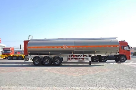 40000/45000L Αλουμινίου κράμα πετρελαίου ντίζελ καυσίμου δεξαμενόπλοιου ρυμουλκούμενο ημι-ρυμουλκούμενο για το εργοστάσιό σας