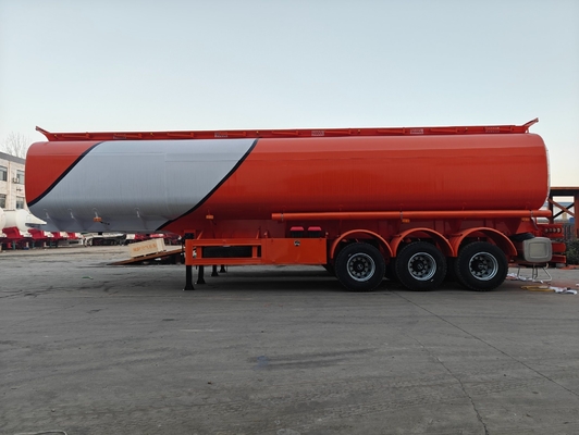33000L 40000L Litrestri Άξονες Υγρά δεξαμενή καυσίμου πετρελαίου Τανκίρο ημιπροκατασκευή με 1820mm πέλμα