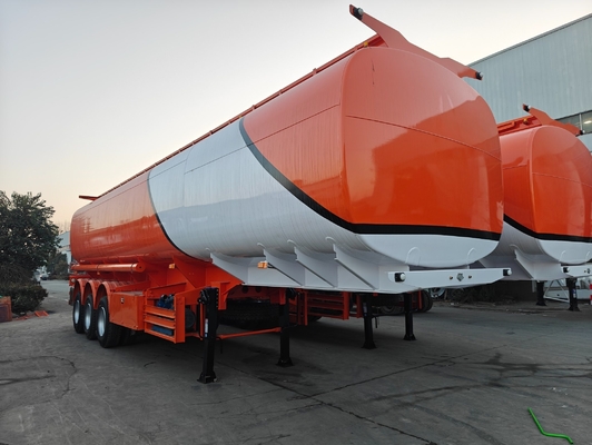 33000L 40000L Litrestri Άξονες Υγρά δεξαμενή καυσίμου πετρελαίου Τανκίρο ημιπροκατασκευή με 1820mm πέλμα