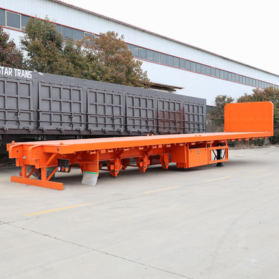 40t 50t 60t 100t Gooseneck Lowboy χαμηλό κρεβάτι Semi-trailer Διαστάσεις χαμηλό κρεβάτι Truck trailer