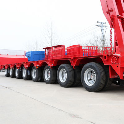 BPW/Fuwa Lowboy Truck Semi-Trailer 60 80 100 τόνων με πολύπλευρους άξονες υψηλής αντοχής