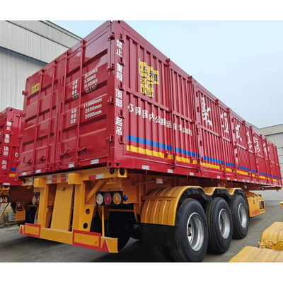 13000*2500*3250mm Top Stake Fence Cargo Livestock Semi-Trailer με γουσκόνεκ ανθεκτικό