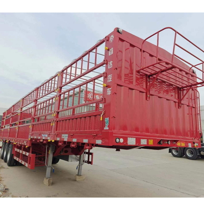 2&quot; ή 3&quot; Kingpin Fence Stake Bulk Cargo Semi Trailer Dumping Truck με ελαστικά διπλού νομίσματος