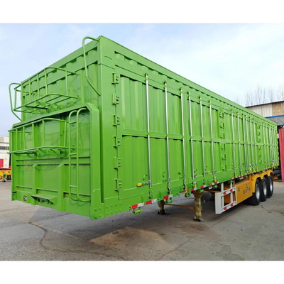 2&quot; ή 3&quot; Kingpin Fence Stake Bulk Cargo Semi Trailer Dumping Truck με ελαστικά διπλού νομίσματος