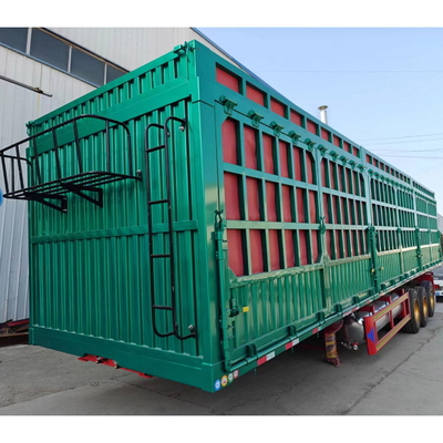 2&quot; ή 3&quot; Kingpin Fence Stake Bulk Cargo Semi Trailer Dumping Truck με ελαστικά διπλού νομίσματος